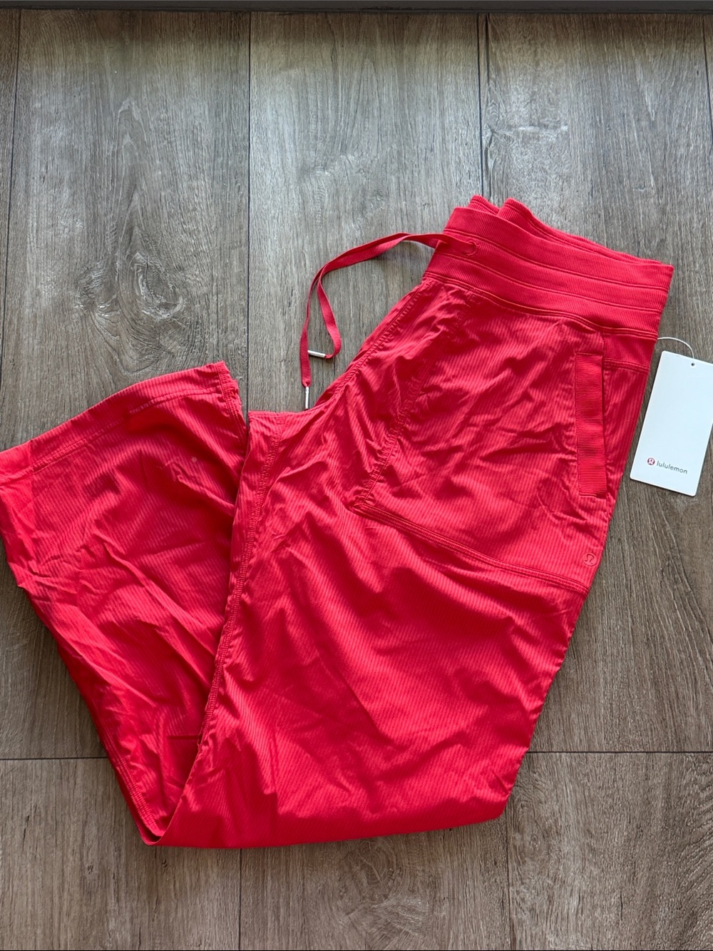 Lululemon Dance Studio Mid Rise Pant Regular Oxford Red Size 14 NWT